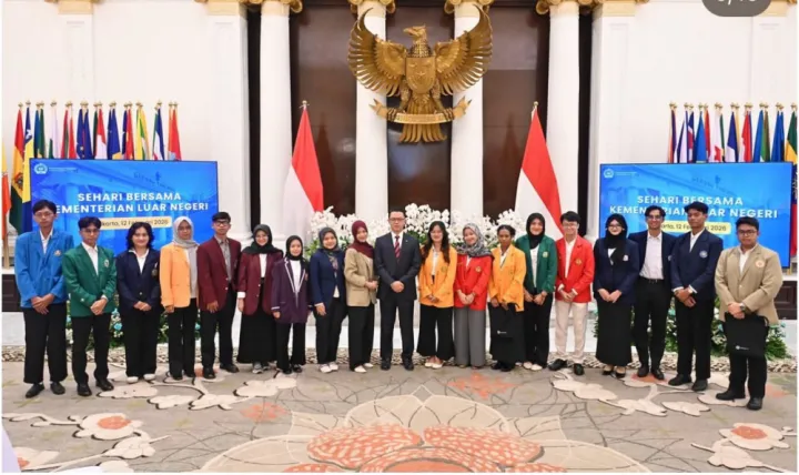 Mahasiswa Universitas Andalas Ikuti Program Sehari Bersama Kemlu, Dalami Praktik Diplomasi