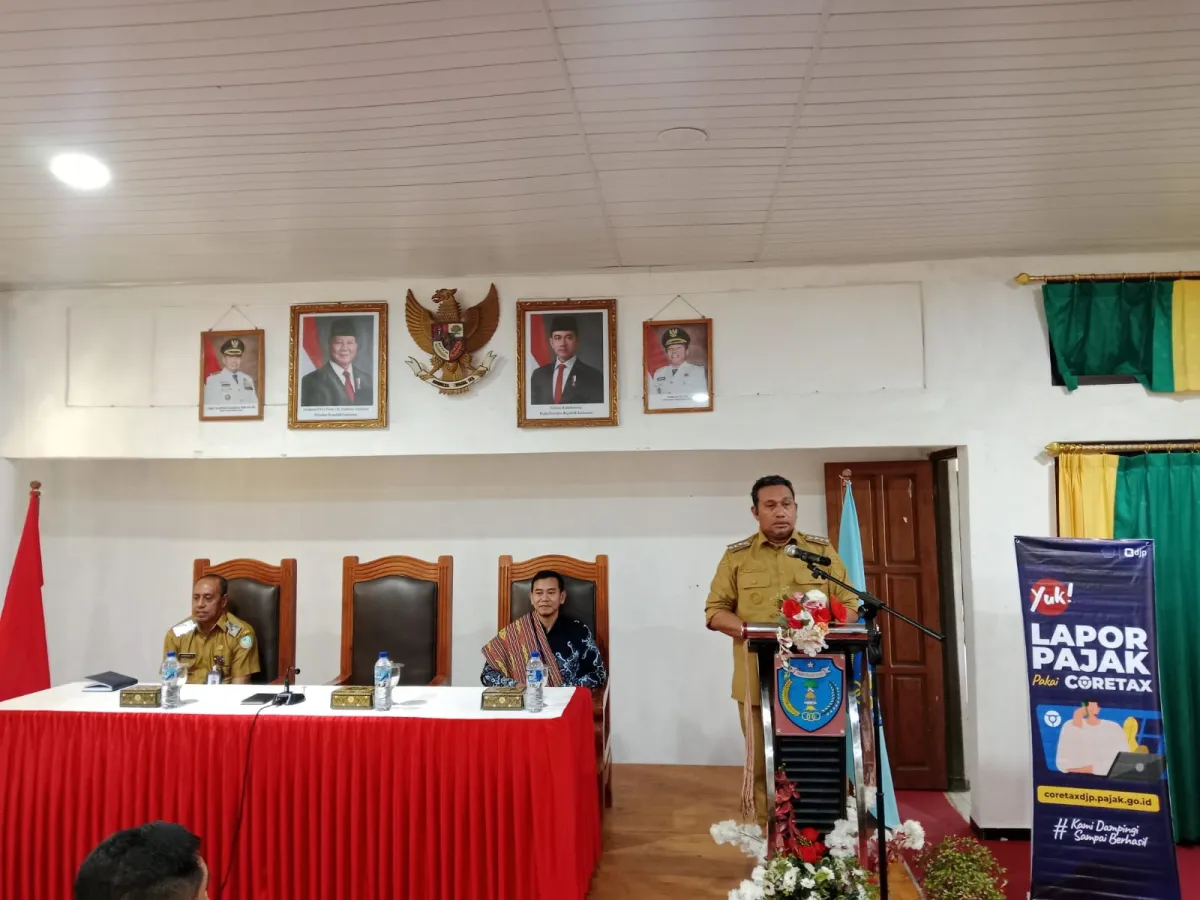 Bupati TTU Buka Sosialisasi Pengisian SPT Tahunan PPh Orang Pribadi lewat Aplikasi Coretax
