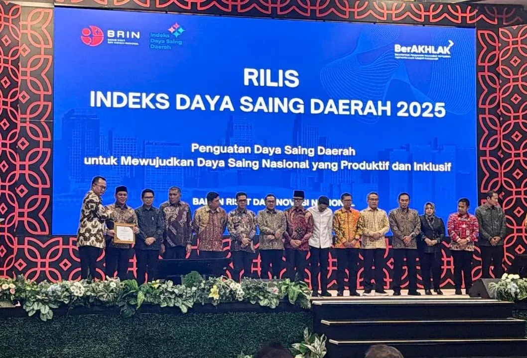 Aceh Besar Terima Penghargaan BRIN atas Kenaikan Indeks Daya Saing Daerah 2025
