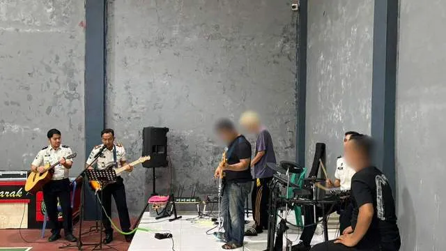Warga Binaan Rutan Kelas IIB Bengkulu Ikuti Pelatihan Musik untuk Pengembangan Diri