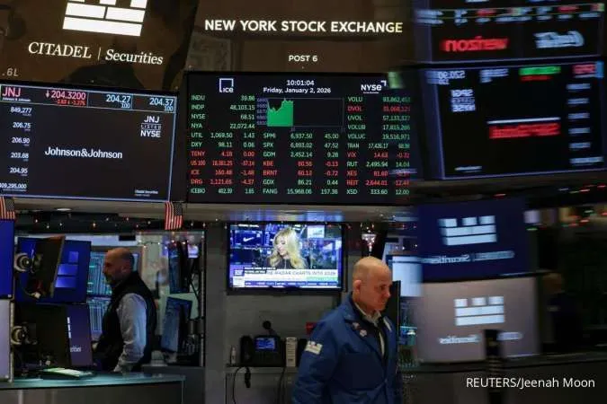 Wall Street Dibuka Melemah, Ancaman Tarif Baru AS ke Eropa Picu Kekhawatiran Perang Dagang