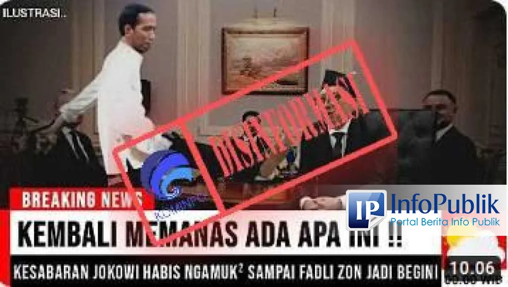 Cek Fakta: Klaim Video YouTube soal Jokowi Marah Besar kepada Fadli Zon Tidak Terbukti