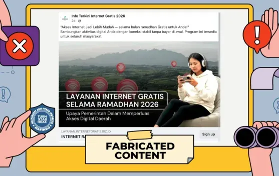 Klaim Tautan Internet Gratis Selama Ramadan 2026 di Facebook Dipastikan Hoaks