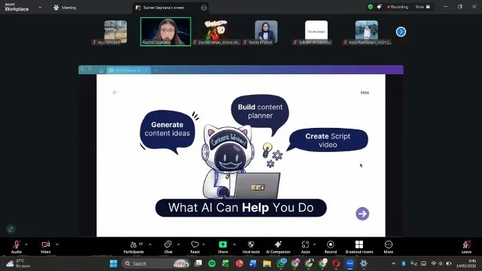 Telkom AI Center Bali Gelar Webinar Women in AI untuk Perkuat Keterampilan Kreasi Konten Berbasis AI