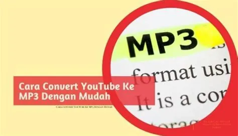 Panduan Mudah Mengunduh Audio YouTube Menjadi File MP3