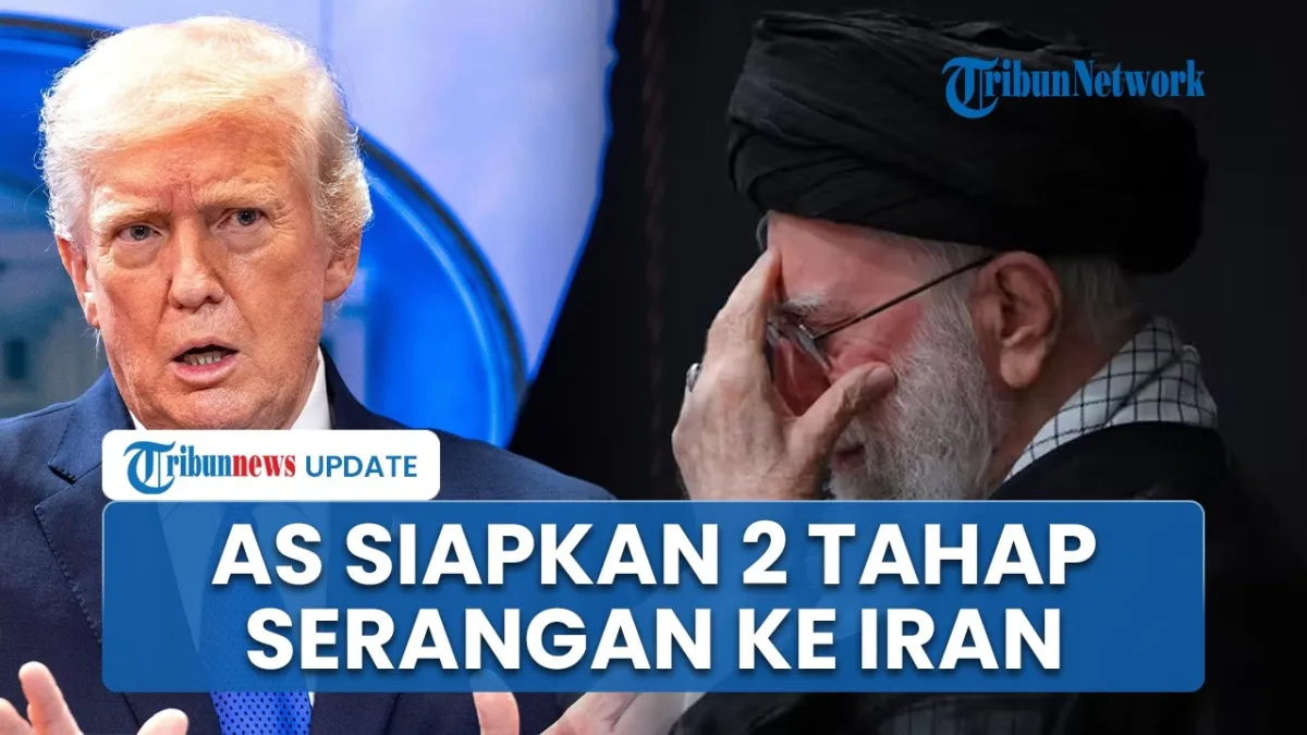 Trump Siapkan Opsi Serangan Dua Tahap ke Iran Jika Diplomasi Gagal