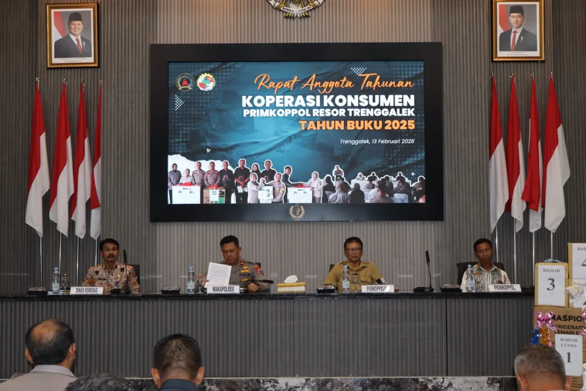 RAT Primkoppol Polres Trenggalek Tahun Buku 2025 Tekankan Transparansi dan Akuntabilitas