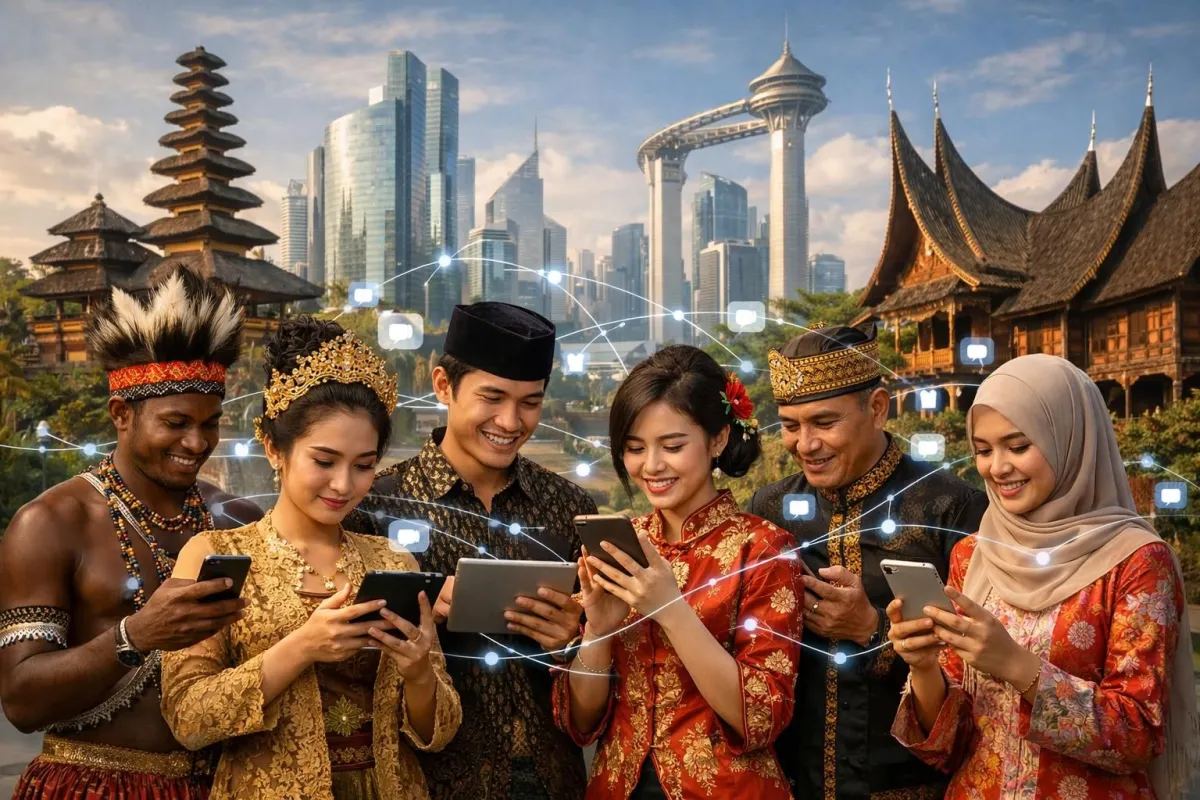 Media Sosial dan Identitas Budaya di Indonesia pada 2026: Dari Ruang Keluarga ke Ruang Digital
