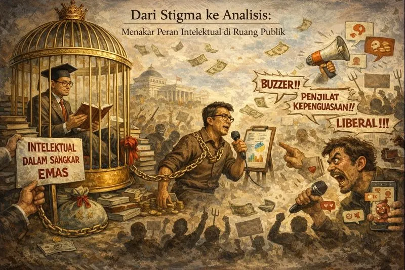 Perdebatan Peran Intelektual di Ruang Publik: Antara Kritik, Stigma, dan Tuntutan Analisis