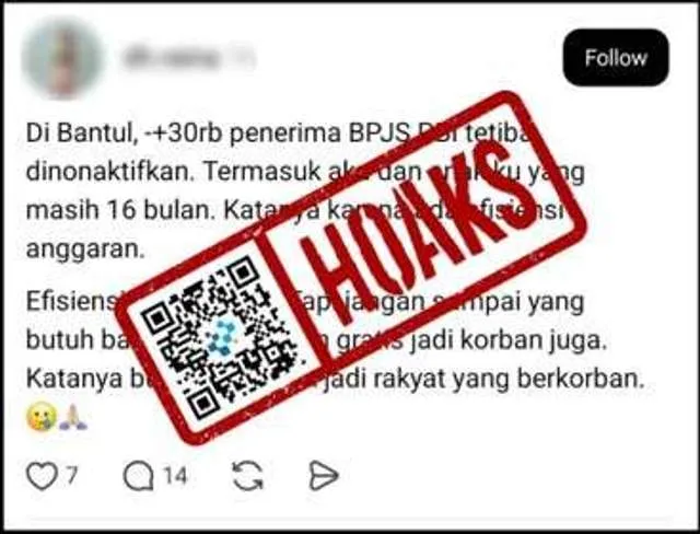 Klarifikasi Komdigi: Penonaktifan PBI JKN di Yogyakarta Bukan karena Efisiensi Anggaran