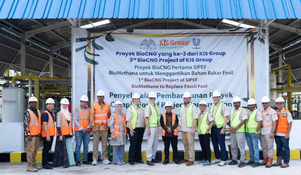 SIPEF Bangun Fasilitas BioCNG Pertama di Indonesia, Klaim Tekan Emisi 54.810 Ton CO₂e per Tahun