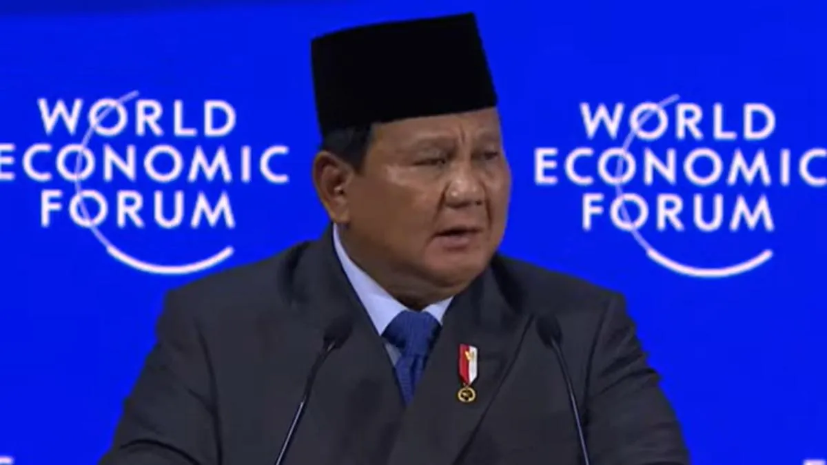 Prabowo Paparkan Program Sekolah Asrama Gratis di WEF 2026, Target Putus Rantai Kemiskinan