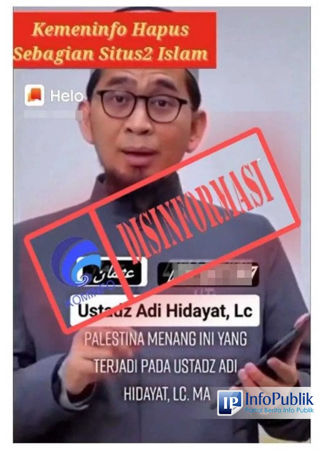 Cek Fakta: Video Ustaz Adi Hidayat soal Aplikasi Islam Hilang Disertai Narasi Keliru