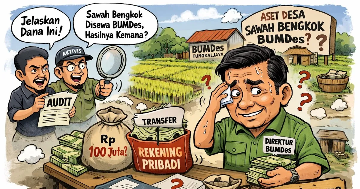 Aktivis Minta Klarifikasi Terbuka soal Pengelolaan Dana dan Aset BUMDes Tunggaljaya