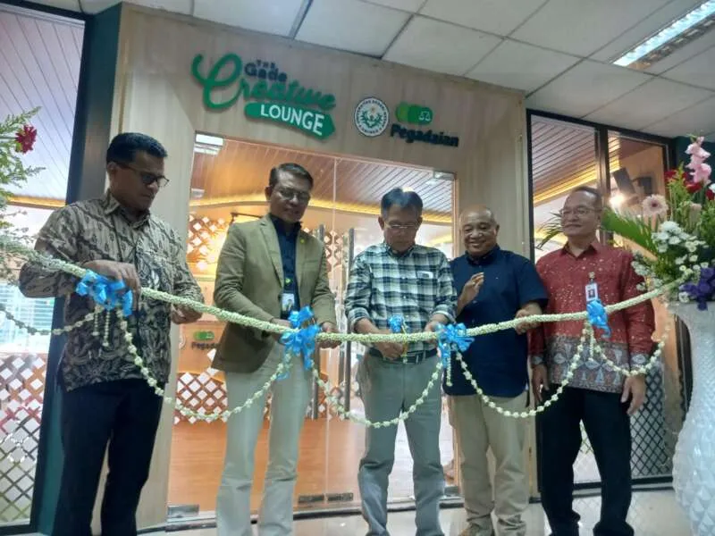 Pegadaian Resmikan The Gade Creative Lounge di Unimed untuk Dorong Literasi Keuangan Kampus