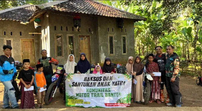 Offroader Trail Adventur Banten Gelar Santunan Yatim Piatu dan Buka Puasa Bersama di Ramadan 1447 H
