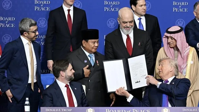 Survei Median: 50,4% Responden Medsos Menolak Indonesia Bergabung dalam Board of Peace