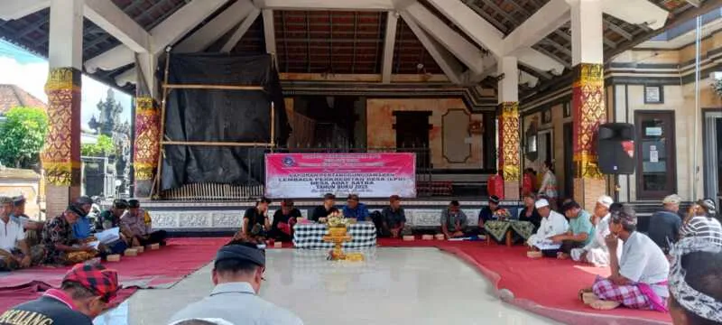 LPD Desa Adat Satra Sampaikan LPJ Tahun Buku 2025, Babinsa Tekankan Akuntabilitas dan Transparansi