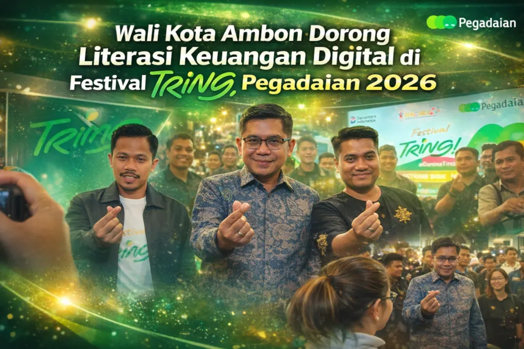 Wali Kota Ambon Tekankan Pentingnya Literasi Keuangan Digital saat Festival TRiNG Pegadaian 2026