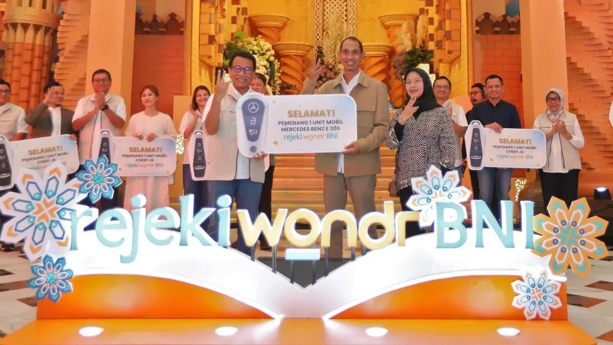 BNI Umumkan Pemenang Undian Rezeki wondr Tahap II, Hadiah Utama Mercedes-Benz E300