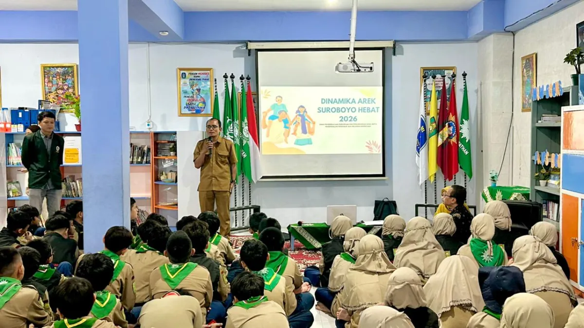 DP3AP2KB Surabaya Gelar DASH 2026 di MI Muhammadiyah 25, Edukasi Cegah Bullying dan Bijak Bermedia Digital