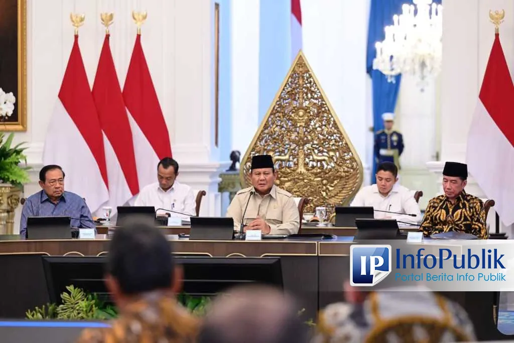 Presiden Prabowo Kumpulkan Tokoh Nasional di Istana, Bahas Antisipasi Krisis Global