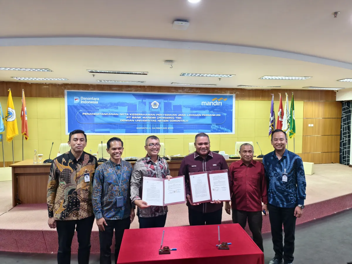 Bank Mandiri Gandeng Universitas Negeri Gorontalo Perkuat Layanan Keuangan Terintegrasi di Kampus