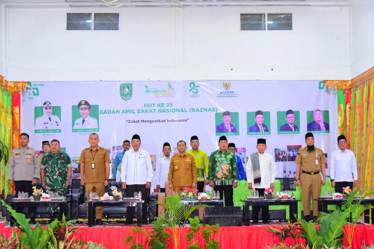 HUT ke-25 Baznas, Pemkab Bengkalis Tekankan Kolaborasi Pengelolaan Zakat dengan Dunia Usaha