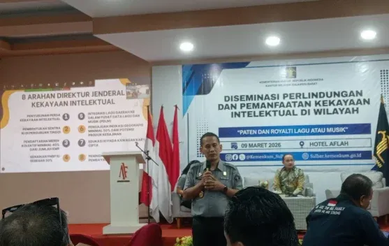 Kemenkum Sulbar Diseminasi Kekayaan Intelektual Musik, Tekankan Paten dan Royalti Lagu