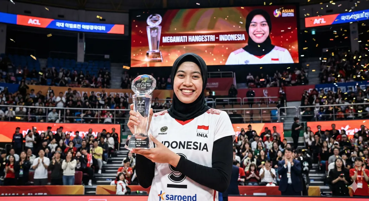 Megawati Hangestri Dinobatkan sebagai Ikon Voli Asia 2026, Isu Yolla Yuliana Dipecat Livin Mandiri Tidak Terbukti