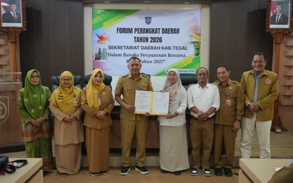 Setda Kabupaten Tegal Matangkan Renja 2027 lewat Forum Perangkat Daerah, Tekankan Pelayanan Publik dan Transparansi