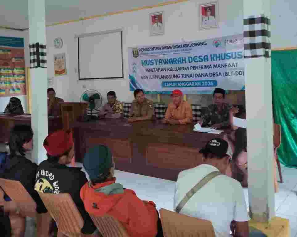 Musdesus Bantargebang Tetapkan 10 KPM Penerima BLT Dana Desa 2026