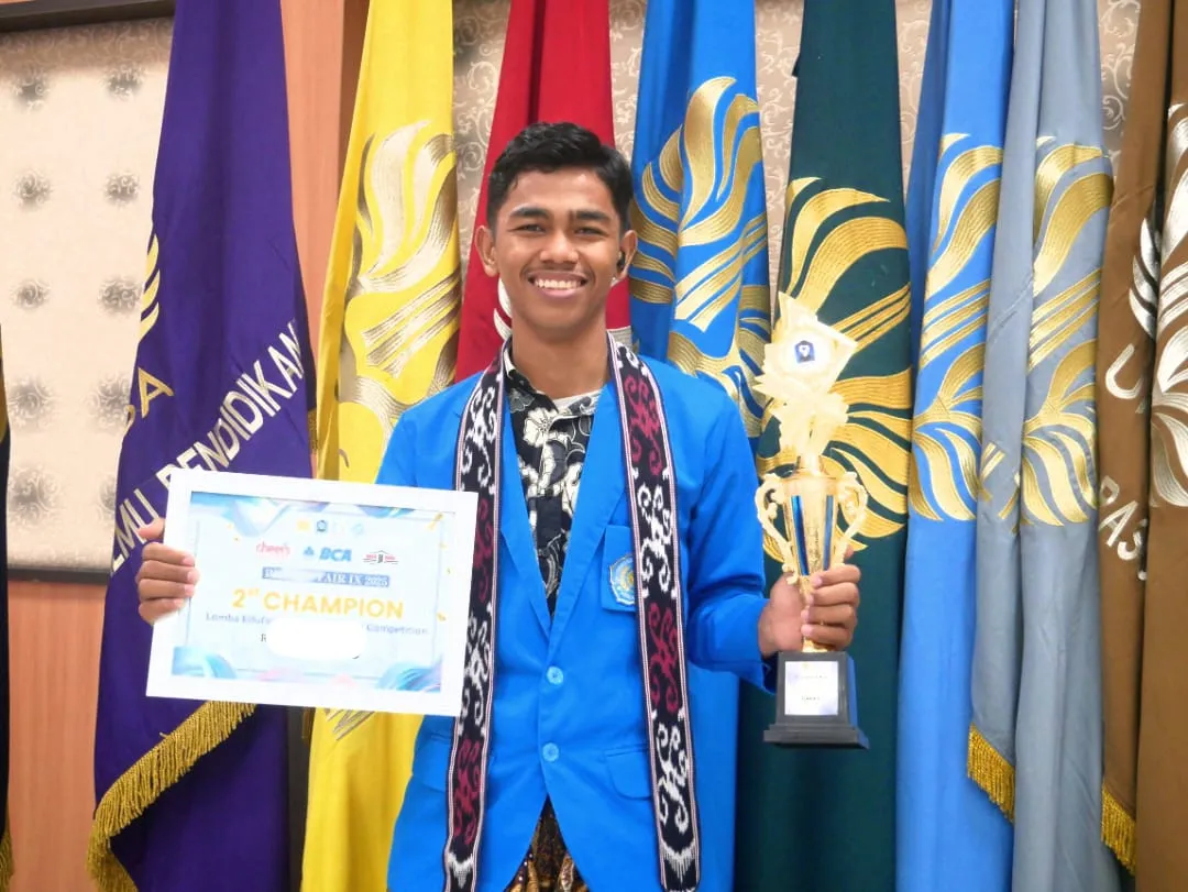 Mahasiswa Unismuh Makassar Raih Juara 2 Nasional Lomba Esai UNESA Lewat Gagasan Pembelajaran Digital Lontara