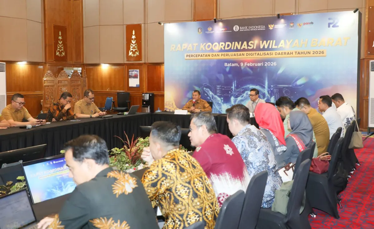 Sekda Batam Hadiri Rakorwil P2DD Kepri 2026, Bahas Penguatan Digitalisasi Keuangan Daerah