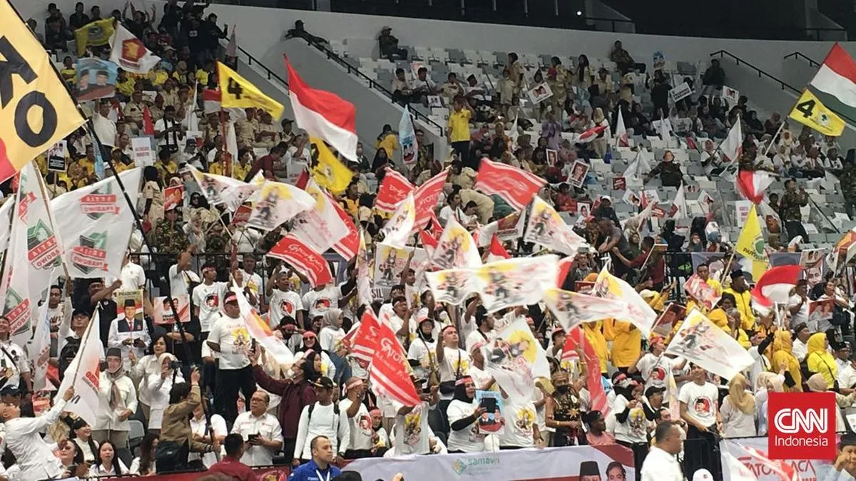 Prabowo Subianto dan Gibran Rakabuming Tiba di Indonesia Arena GBK