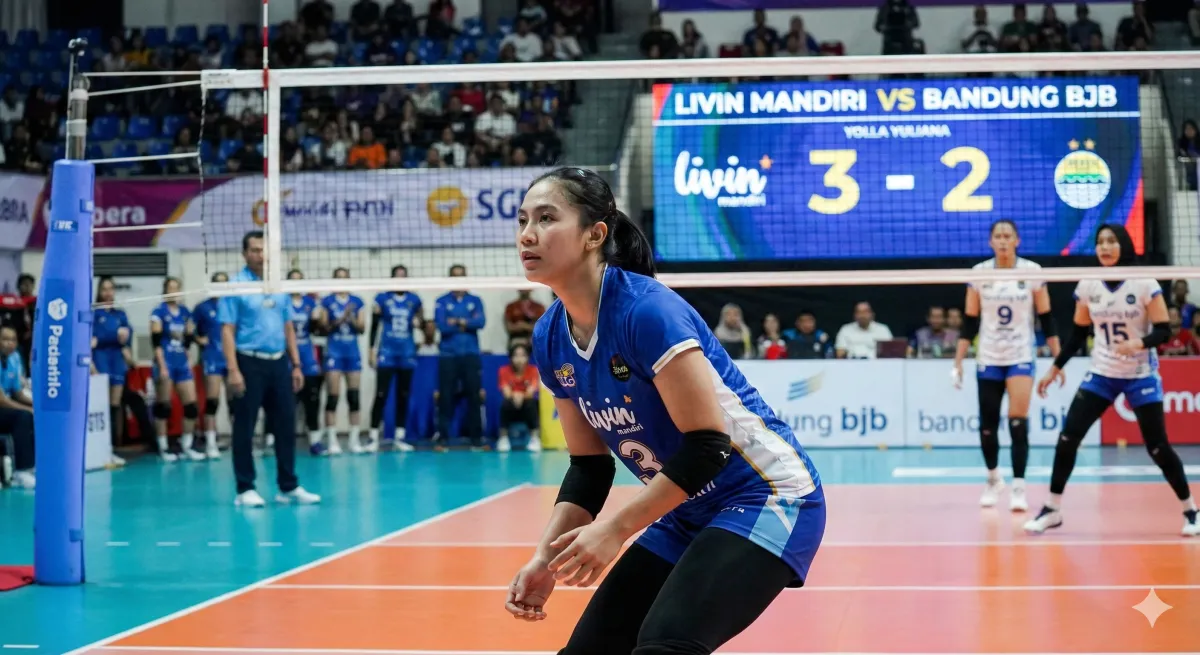 Kabar Yolla Yuliana Dipecat Livin Mandiri dan Digugat Miliaran Rupiah Dibantah Penampilannya di Laga Proliga
