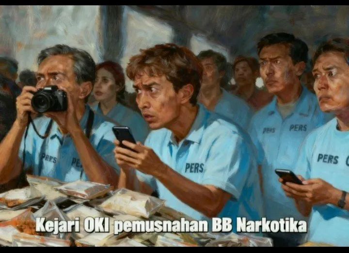 Pemusnahan Barang Bukti Narkotika di Kejari OKI Disorot, Publik Pertanyakan Transparansi