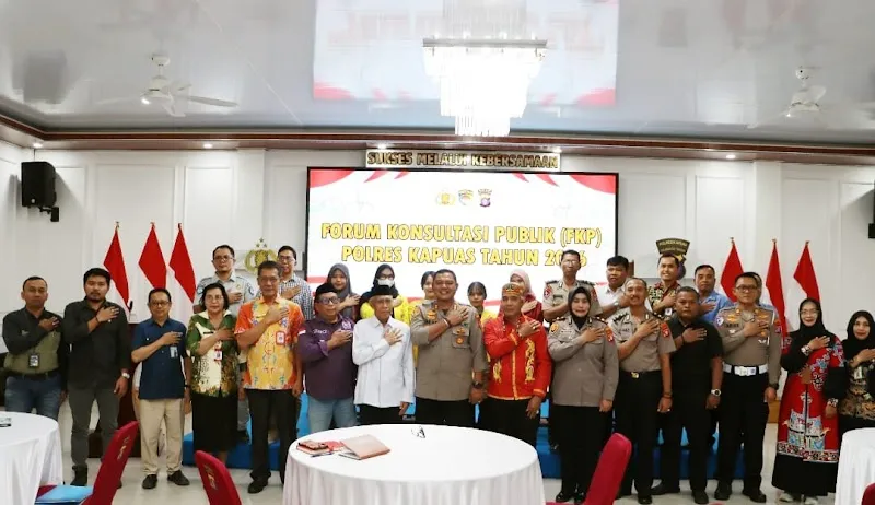 Polres Kapuas Gelar Forum Konsultasi Publik untuk Reviu Standar Pelayanan 2026