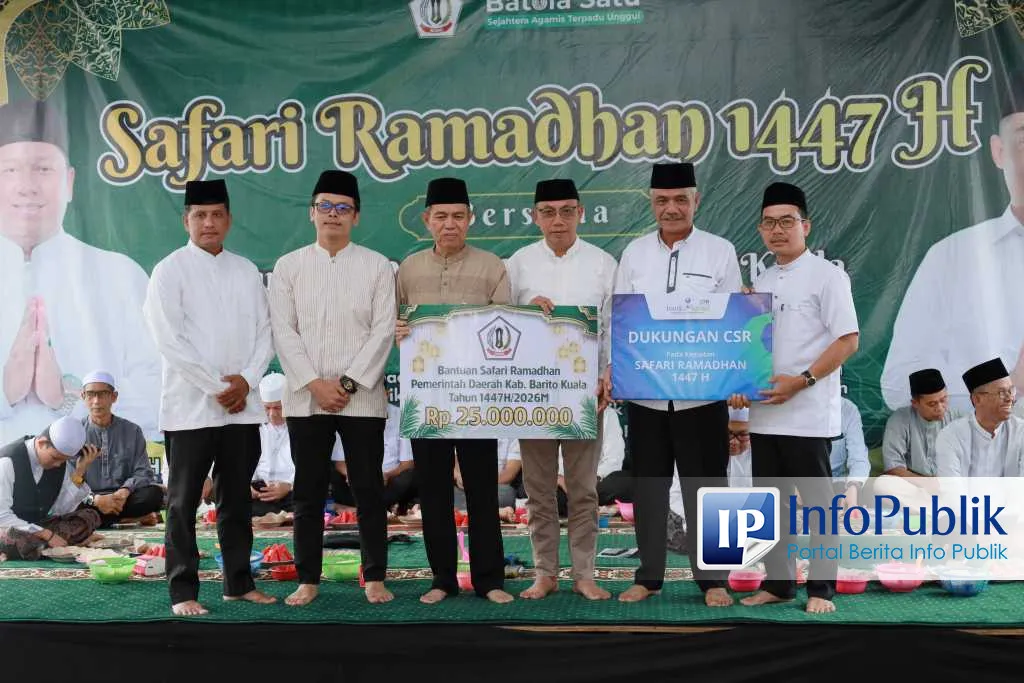 Safari Ramadan Barito Kuala Dipusatkan di Bawah Jembatan Barito, Angkat Kuliner Lokal dan Salurkan Bantuan Masjid
