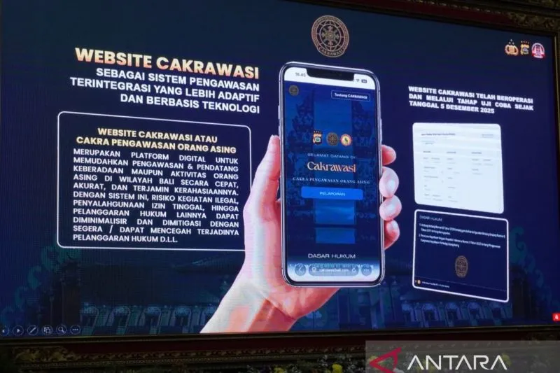 Polda Bali Awasi Aktivitas WNA lewat Aplikasi Cakrawasi untuk Tekan Risiko Pelanggaran Hukum