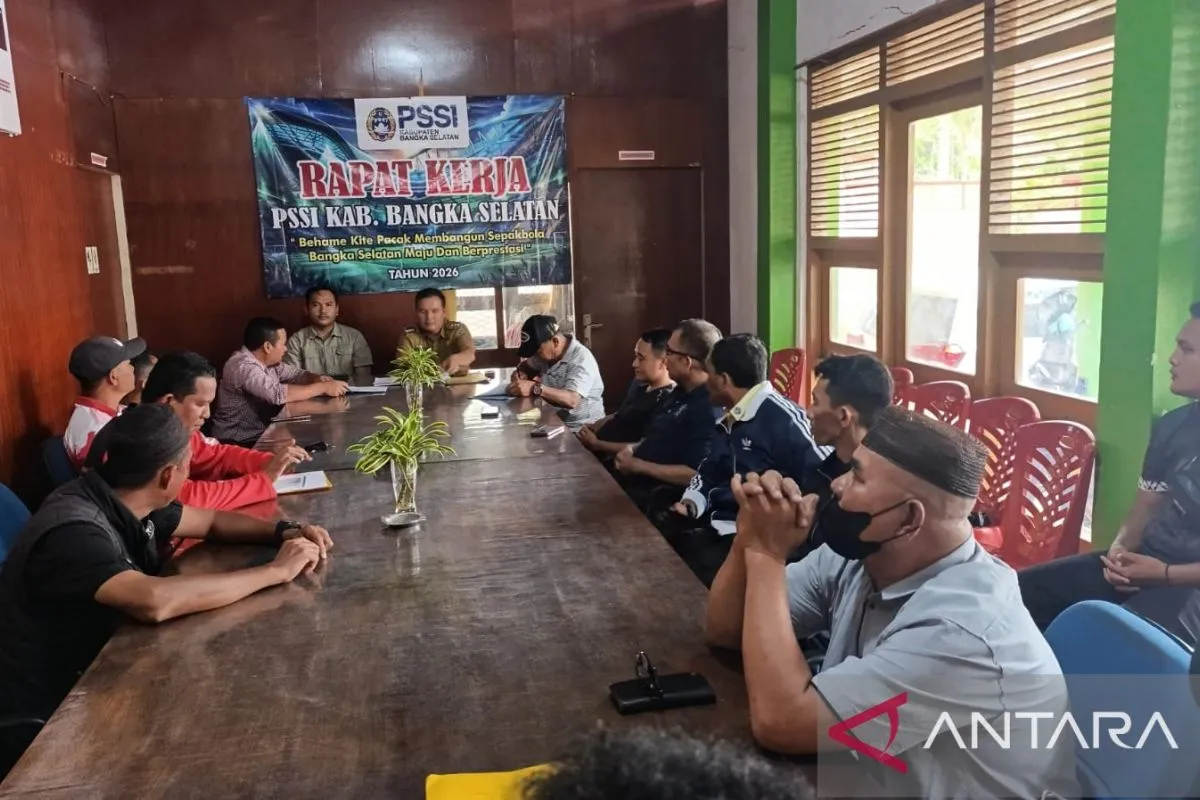 PSSI Bangka Selatan Gelar Raker Perdana, Matangkan Persiapan Porprov dan Agenda 2026