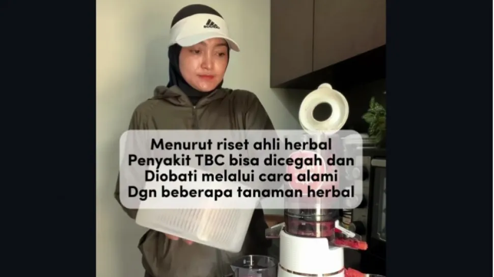 Konten Klaim Herbal untuk TBC dari Bude Wellness Dikritik Dokter, Dianggap Menyesatkan