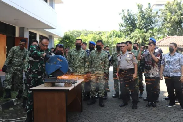 Otmilti II Jakarta Musnahkan Barang Bukti dari 121 Perkara, Tegaskan Transparansi Penegakan Hukum