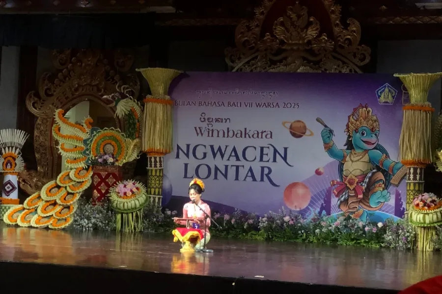Agenda Bulan Bahasa Bali 2026 Digelar 25 Februari, Dari Kriyaloka hingga Konservasi Lontar