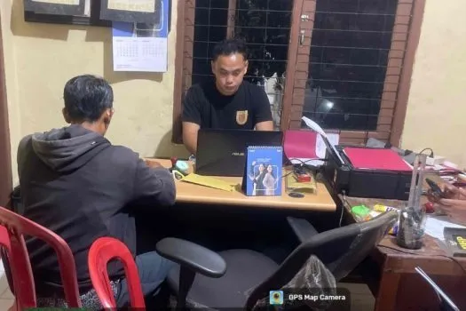 Polsek Kerumutan Amankan Empat Terduga Pelaku Pencurian Buah Sawit Milik PT SLS