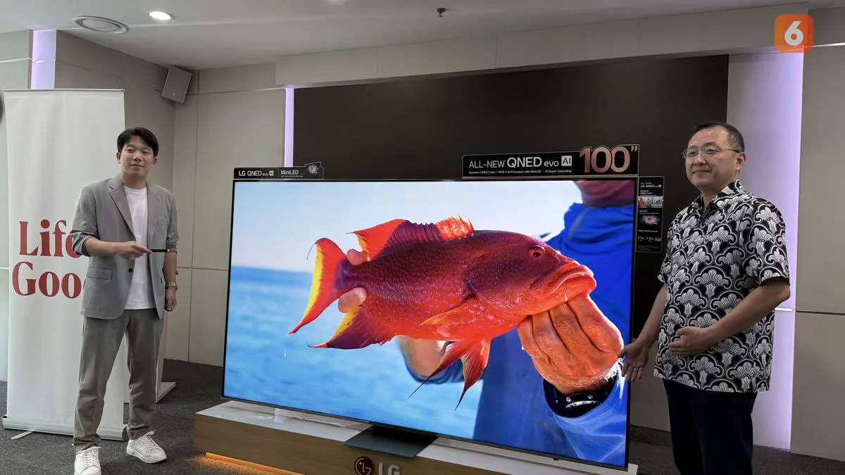 LG Rilis TV QNED Evo AI QNED86 100 Inci, Andalkan Mini LED dan Prosesor α8 AI Gen2