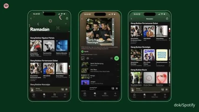 Spotify Catat Lonjakan Musik Religi dan Podcast Pagi Hari Selama Ramadan di Indonesia