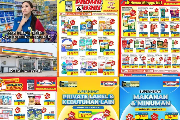 Promo Indomaret 17 April 2026: Diskon Bahan Dapur hingga 50 Persen