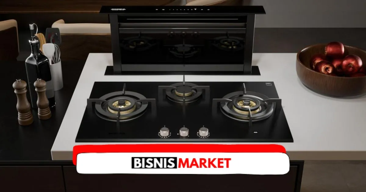 Modena Velvet Series Hadirkan Kontrol Api 9 Tahap dan Sinkronisasi Kompor dengan Cooker Hood