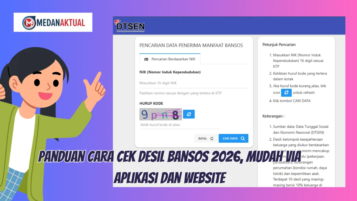 Cara Cek Desil Bansos 2026 Lewat Aplikasi dan Situs Resmi Kemensos